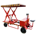 ELECTRIC SCISSOR JACK LIFT TROLLEY