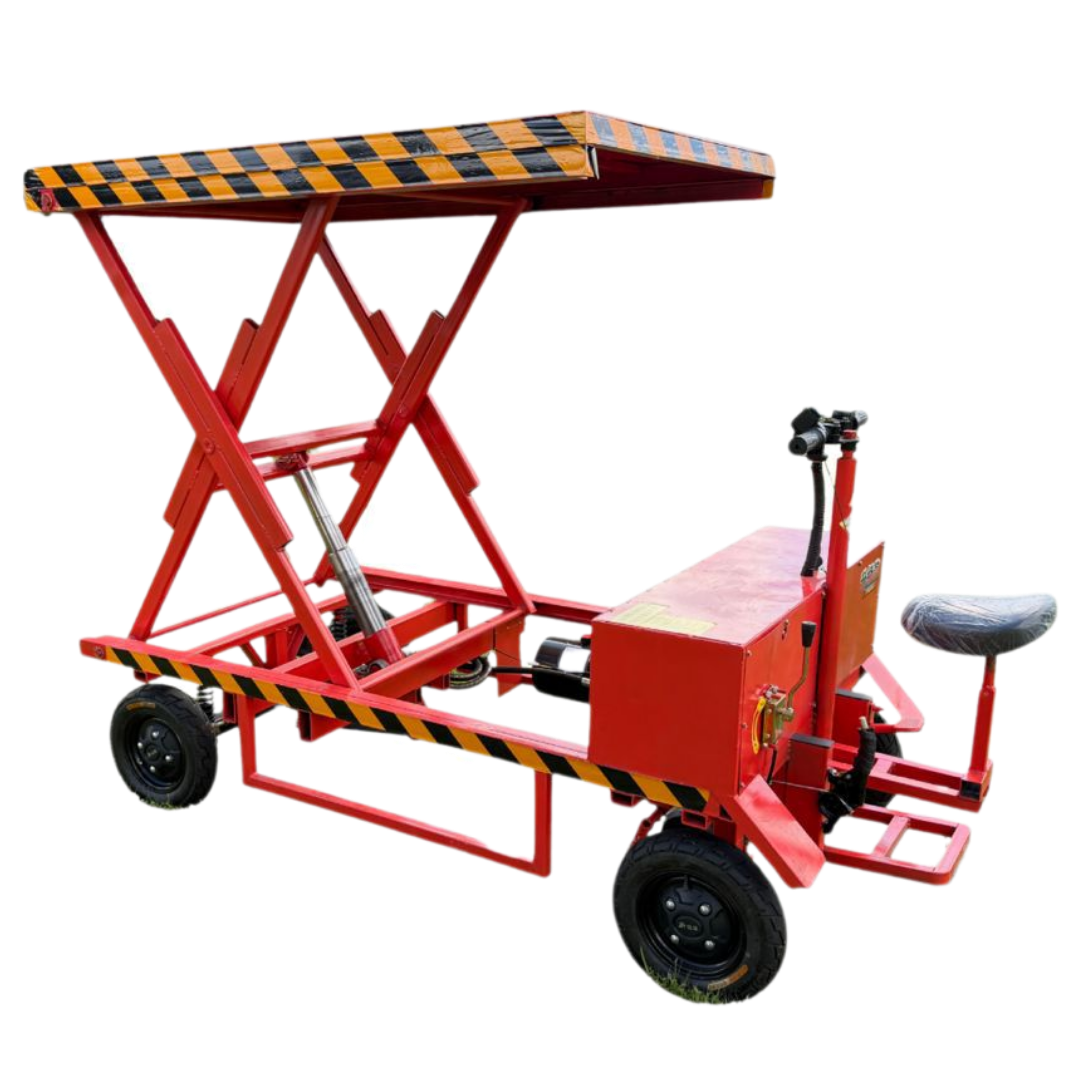 ELECTRIC SCISSOR JACK LIFT TROLLEY